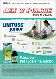 The cover of the book titled: Lek w Polsce 02/2023