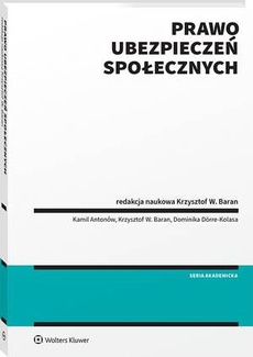 The cover of the book titled: Prawo ubezpieczeń społecznych