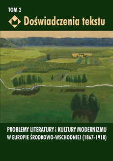 The cover of the book titled: Doświadczenia tekstu. Tom 2
