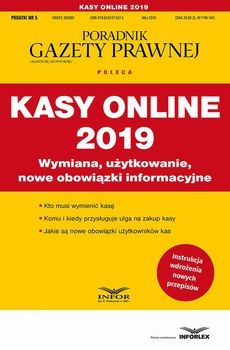 The cover of the book titled: Kasy Online 2019