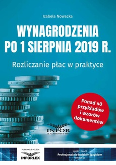 Okładka książki o tytule: Wynagrodzenia 2019 po 1 sierpnia 2019 r.