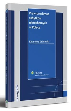 Обложка книги под заглавием:Prawna ochrona zabytków nieruchomych w Polsce