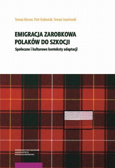 Okładka książki o tytule: Emigracja zarobkowa Polaków do Szkocji