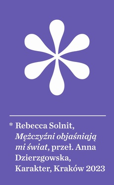The cover of the book titled: Mężczyźni objaśniają mi świat