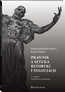 Обложка книги под заглавием:Prawnik a sztuka retoryki i negocjacji