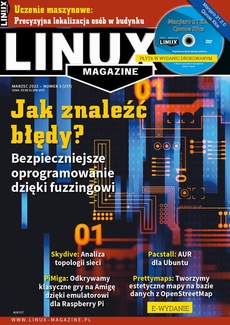 The cover of the book titled: Linux Magazine (marzec 2022)