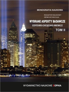 The cover of the book titled: Wybrane aspekty badawcze gospodarka. Zarządzanie. Innowacje Tom 2