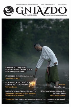 The cover of the book titled: Gniazdo. Rodzima wiara i kultura. Nr1(32)/2024