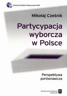 Okładka książki o tytule: Partycypacja wyborcza w Polsce