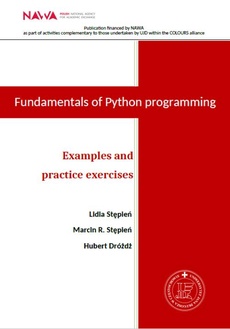 Okładka książki o tytule: Fundamentals of Python programming. Examples and practice exercises
