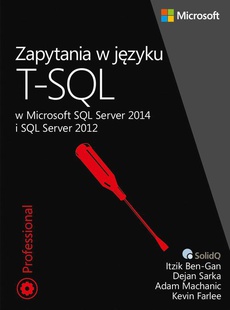 Обложка книги под заглавием:Zapytania w języku T-SQL