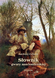 Обложка книги под заглавием:Słownik gwary sandomierskiej