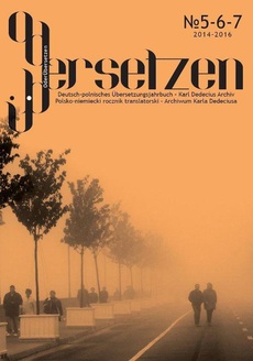 The cover of the book titled: OderÜbersetzen 2016/5-6-7