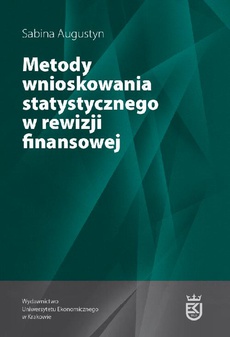 The cover of the book titled: Metody wnioskowania statystycznego w rewizji finansowej