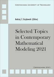 The cover of the book titled: Selected Topics in Contemporary Mathematical Modeling 2021