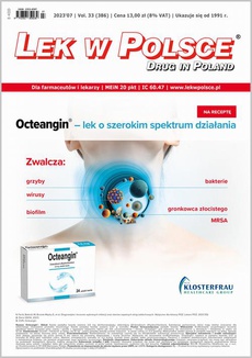 Обложка книги под заглавием:Lek w Polsce 07/2023