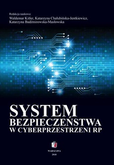 The cover of the book titled: System bezpieczeństwa w cyberprzestrzeni RP