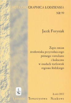 The cover of the book titled: Acta Geographica Lodziensia t. 99/2012