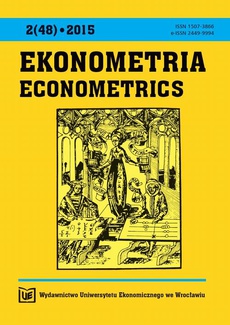 The cover of the book titled: Ekonometria 2(48)