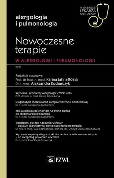 The cover of the book titled: W gabinecie lekarza specjalisty. Alergologia i pulmonologia. Nowoczesne terapie