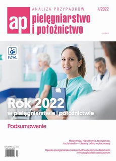 The cover of the book titled: Analiza Przypadków. Pielęgniarstwo i położnictwo 4/2022