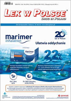 The cover of the book titled: Lek w Polsce 03/2024