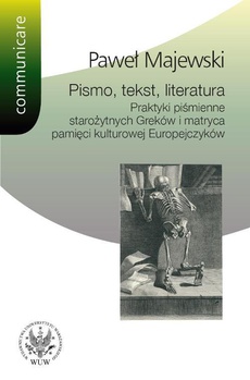 Обложка книги под заглавием:Pismo, tekst, literatura