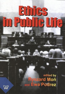 The cover of the book titled: Ethics In Public Life