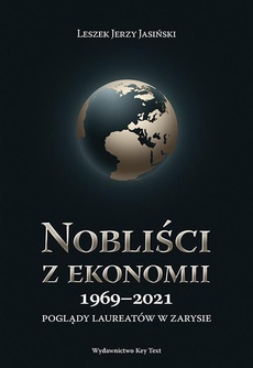 Обложка книги под заглавием:Nobliści z ekonomii 1969-2021