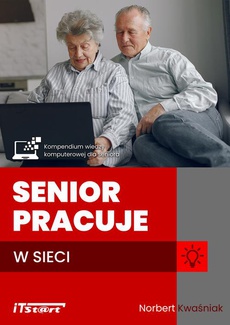The cover of the book titled: Senior pracuje w sieci