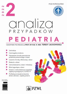 The cover of the book titled: Analiza Przypadków. Pediatria 2/2022