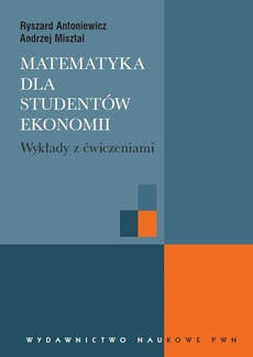 Обложка книги под заглавием:Matematyka dla studentów ekonomii