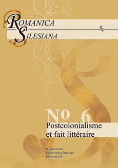 The cover of the book titled: Romanica Silesiana. No 6: Postcolonialisme et fait littéraire