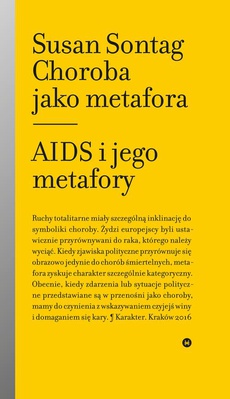 Okładka książki o tytule: Choroba jako metafora. AIDS i jego metafory