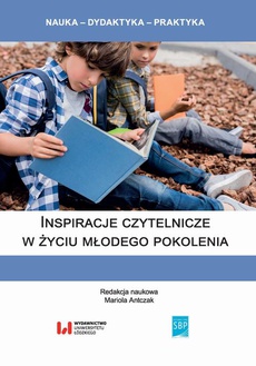 The cover of the book titled: Inspiracje czytelnicze w życiu młodego pokolenia