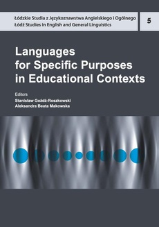 The cover of the book titled: Languages for Specific Purposes in Educational Contexts