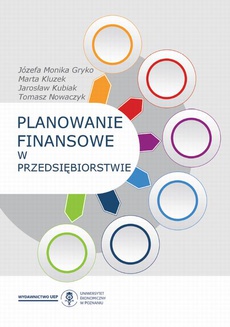 The cover of the book titled: Planowanie finansowe w przedsiębiorstwie