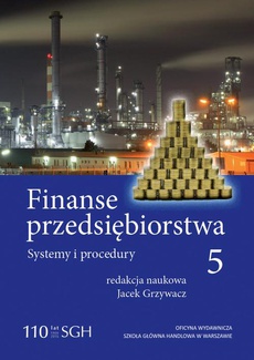 Okładka książki o tytule: Finanse przedsiębiorstwa 5. System i procedury