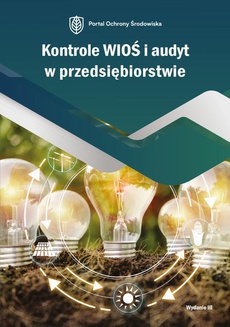The cover of the book titled: Kontrole WIOŚ i audyt w przedsiębiorstwie