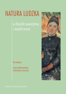 The cover of the book titled: Natura ludzka w filozofii nowożytnej i współczesnej