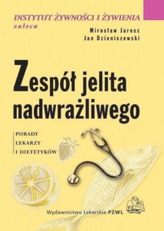 Обложка книги под заглавием:Zespół jelita nadwrażliwego