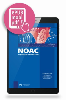 Okładka książki o tytule: NOAC w praktyce klinicznej