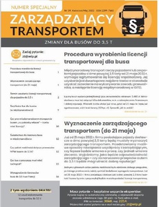 The cover of the book titled: ZMIANY DLA BUSÓW DO 3,5 T