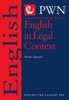 The cover of the book titled: English in Legal Context