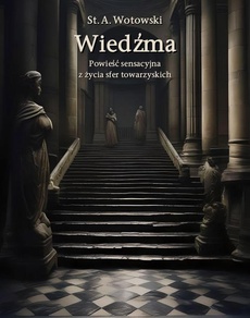 The cover of the book titled: Wiedźma. Powieść sensacyjna z życia sfer towarzyskich