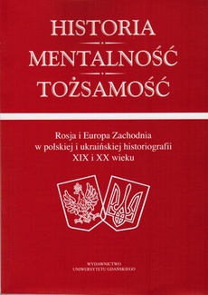 Обложка книги под заглавием:Historia mentalność tożsamość