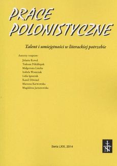The cover of the book titled: Prace Polonistyczne t. 69/2014
