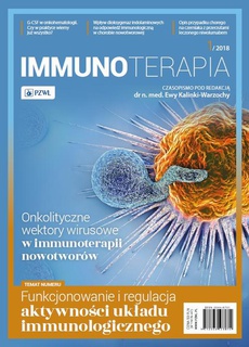 The cover of the book titled: Immunoterapia 2018