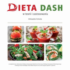 Обложка книги под заглавием:Dieta DASH w teorii i zastosowaniu
