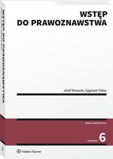 The cover of the book titled: Wstęp do prawoznawstwa